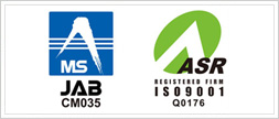 JAB CM035/ASR ISO09001